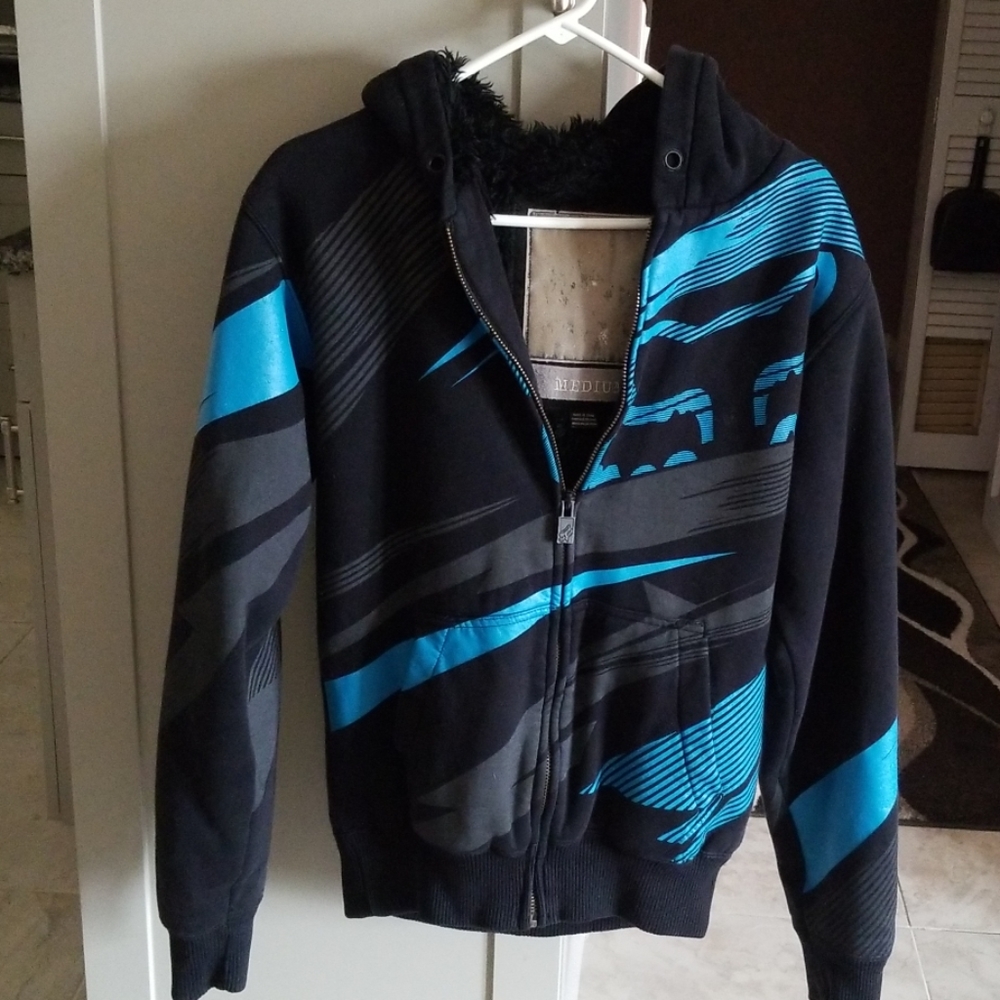 Mens Thick Hooded Swearshirt size M
